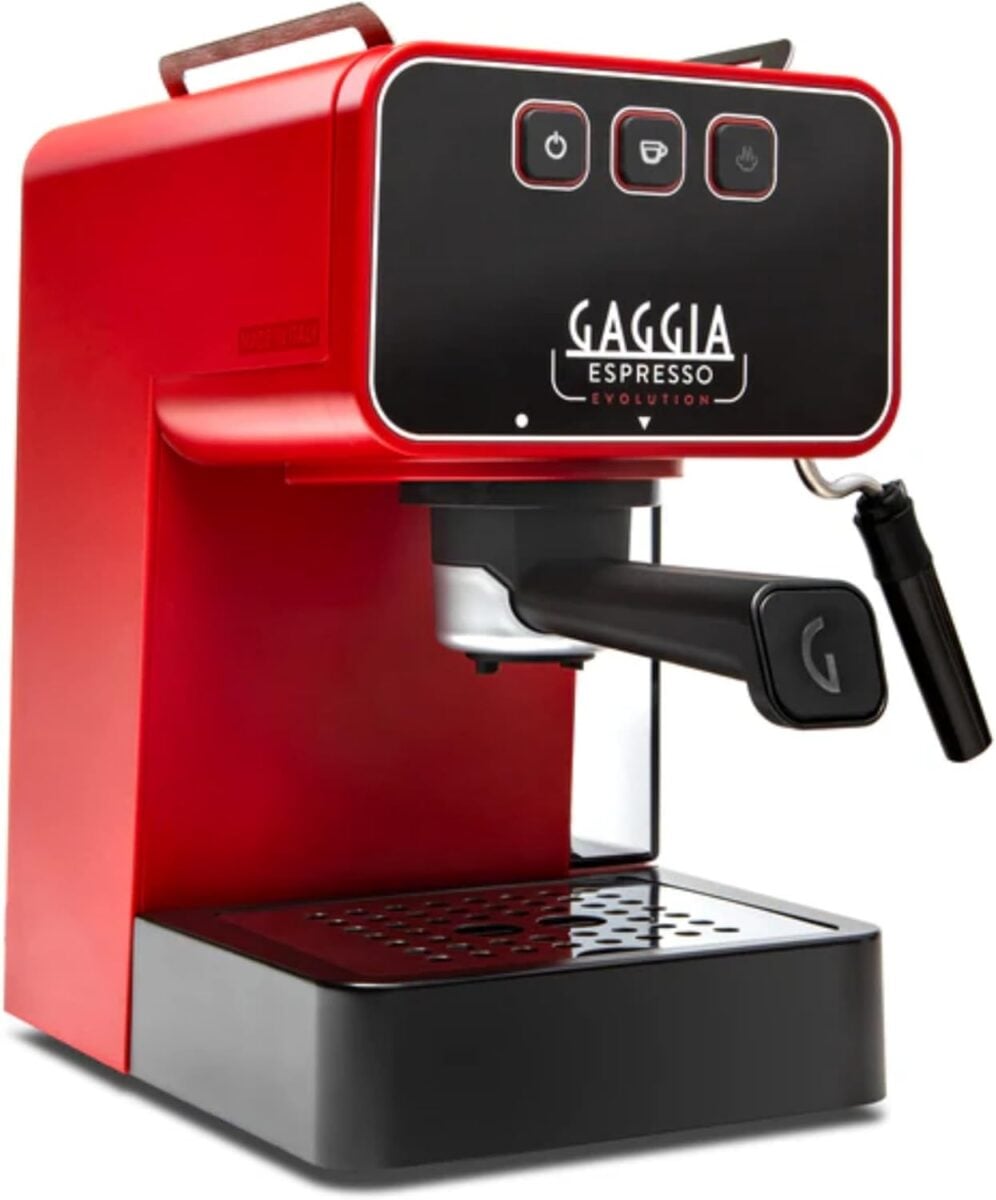 Macchina caffè manuale Gaggia Revolution EG2115/03 Rossa 15 bar cialde e macinato
