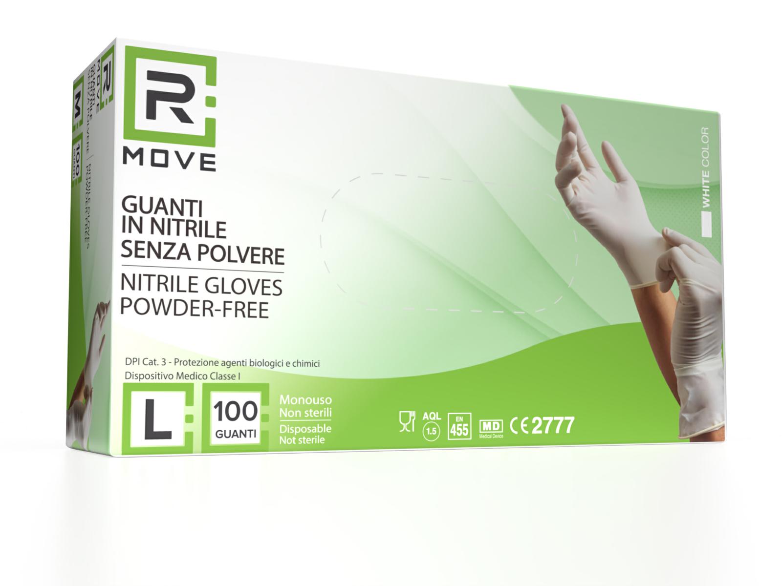 8058150344101_RMove-RMove-1Conf-da-100pz-TgL--Guanti-Nitrile-Bianco-Uso-Medico-Senza-Polvere_jpg.jpeg Cartone 1000 Guanti Nitrile Bianco RMove L Senza Polvere