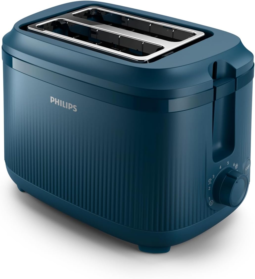 8720389037306_61Z6sn+g1WL__AC_SL1500__jpg.jpeg Tostapane Philips HD2511/70 Serie 3000 900W Blu