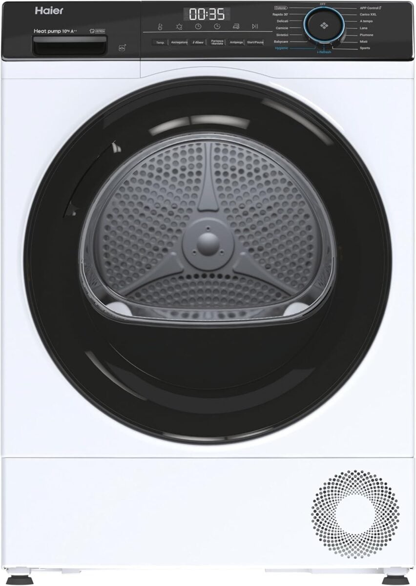 Asciugatrice Haier HD100-A2939E-IT 10 kg pompa di calore