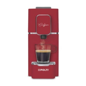 Macchina caffè cialde Polti Coffea S15R 1400W rossa
