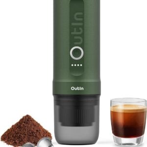 Macchina espresso portatile OutIn Nano Forest Green 20 bar