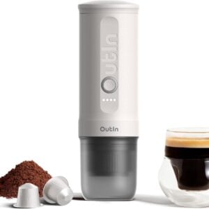 Macchina espresso portatile OutIn Nano Pearl White 20 bar
