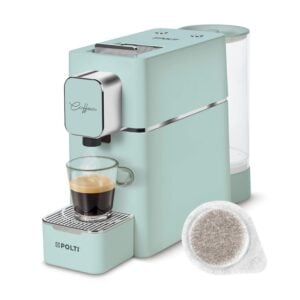 Macchina caffè cialde Polti Coffea S15G 1400W verde