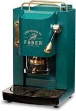 Macchina caffè cialde Faber Pro Deluxe British Green 500W