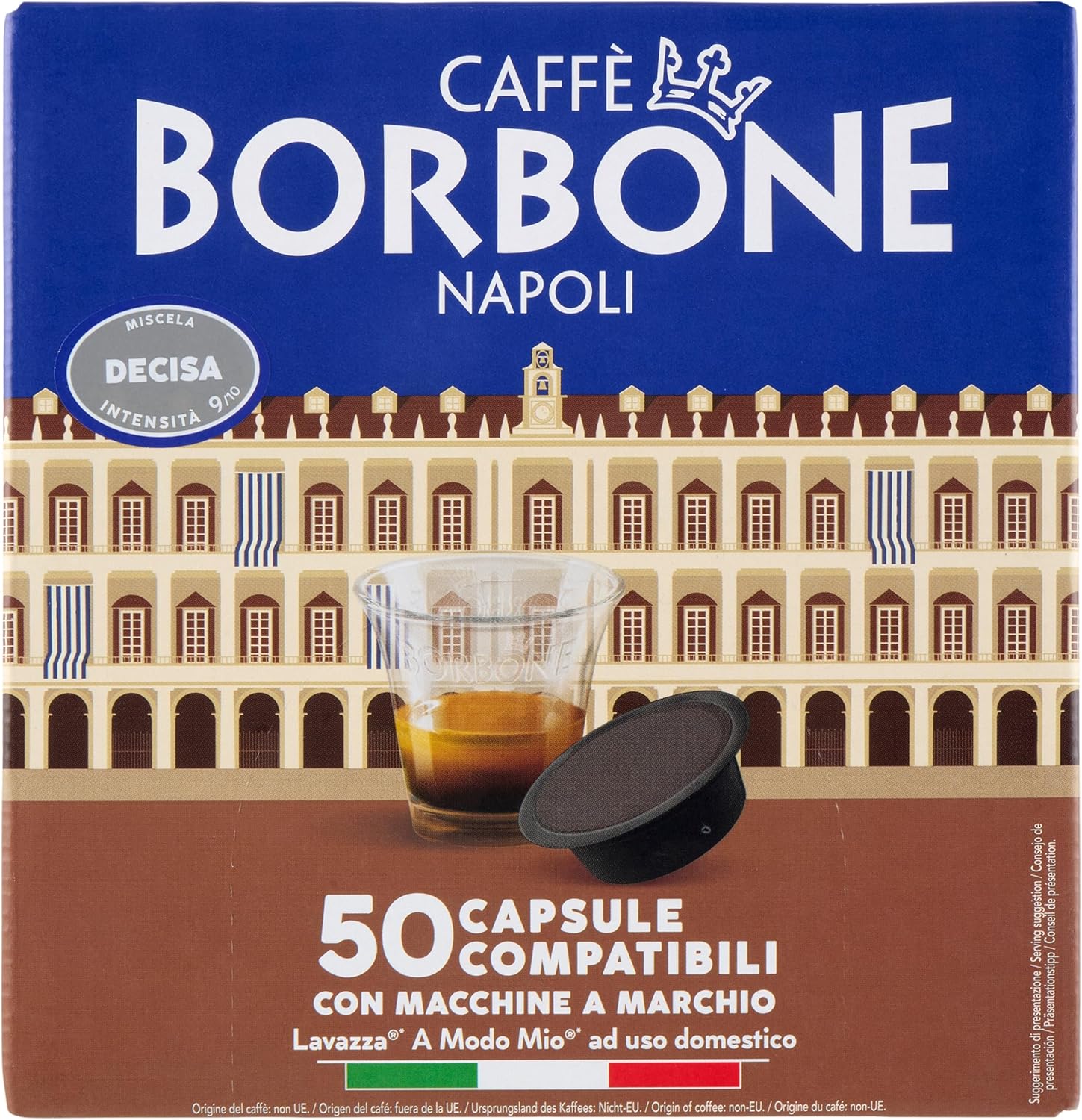 8034028334528_91T5yPud9rL__AC_SL1500__jpg.jpeg Caffè Borbone Miscela Decisa 50 capsule A Modo Mio