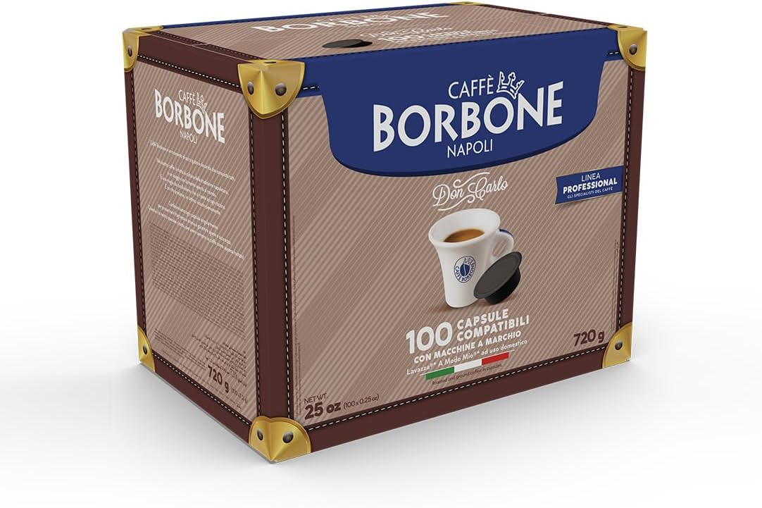 Caffè Borbone Don Carlo Miscela Blu 100 Capsule A Modo Mio