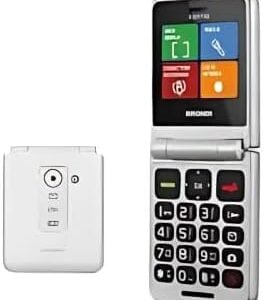 Cellulare Brondi Flipper Dual SIM White Metal