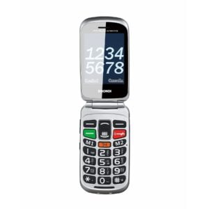 Cellulare Brondi Amico Supervoice Dual SIM Nero Silver