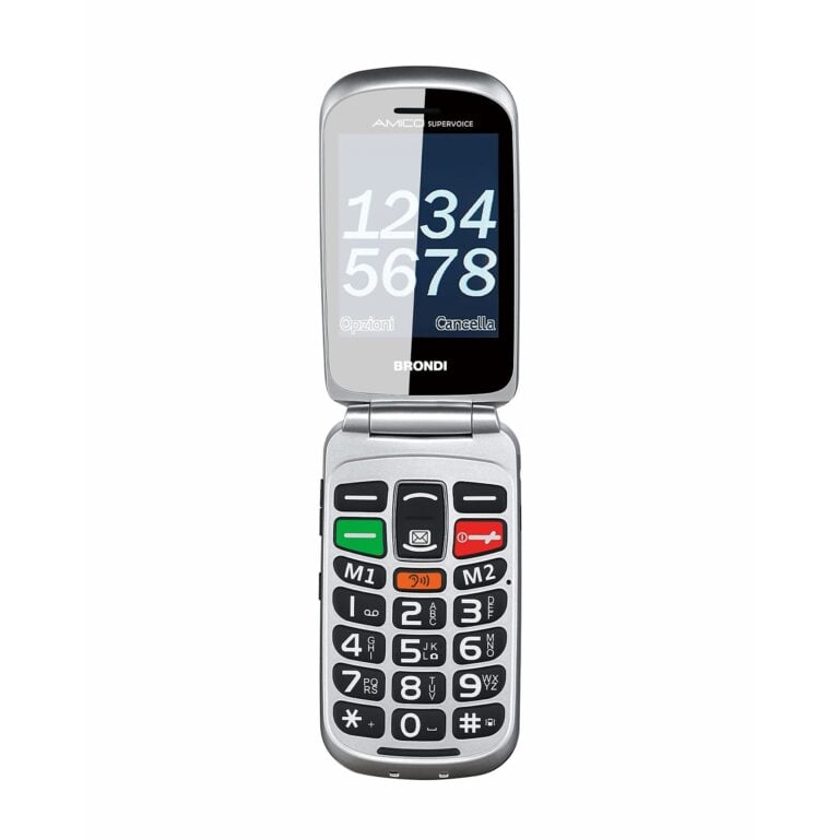 Cellulare Brondi Amico Supervoice Dual SIM Nero Silver