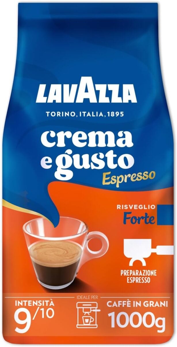 Caffè Lavazza Crema e Gusto Forte 1kg in grani