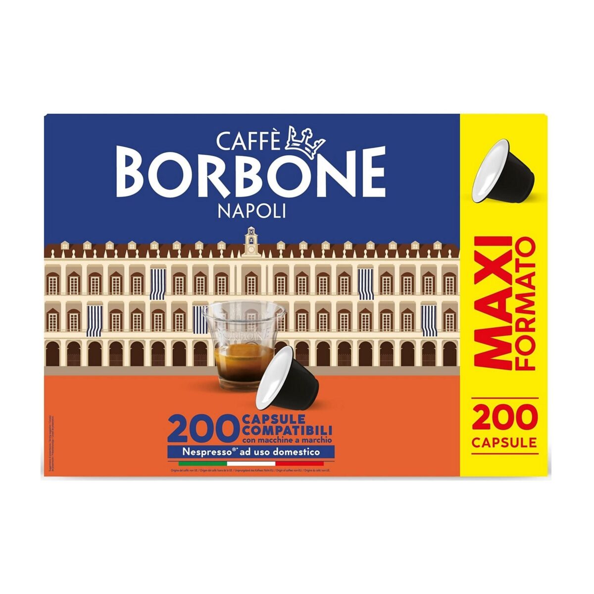 Caffè Borbone Miscela Nobile 200 capsule Nespresso