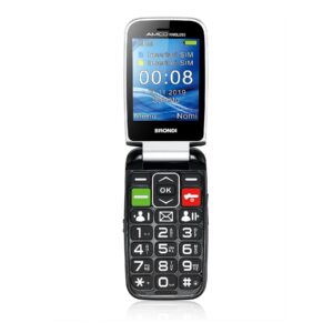 Cellulare Brondi Amico Favoloso Dual SIM Nero