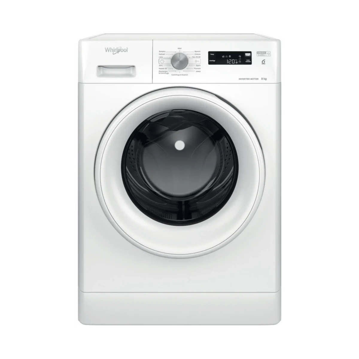 Lavatrice Whirlpool FFS P87 IT 8Kg 1200 giri Classe A